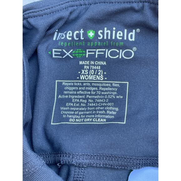 Exofficio Womens Size XS Insect Sheild Leggings Hiking Outdoors Active - Picture 2 of 9